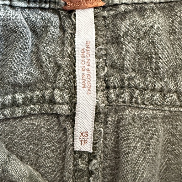 Free People Feeling Good Utility Pull-On Pants in the color Eden - Picture 9 of 10